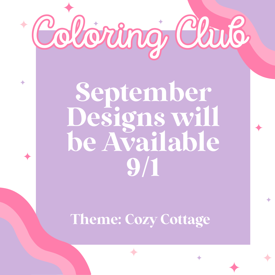 Monthly Coloring Club - September