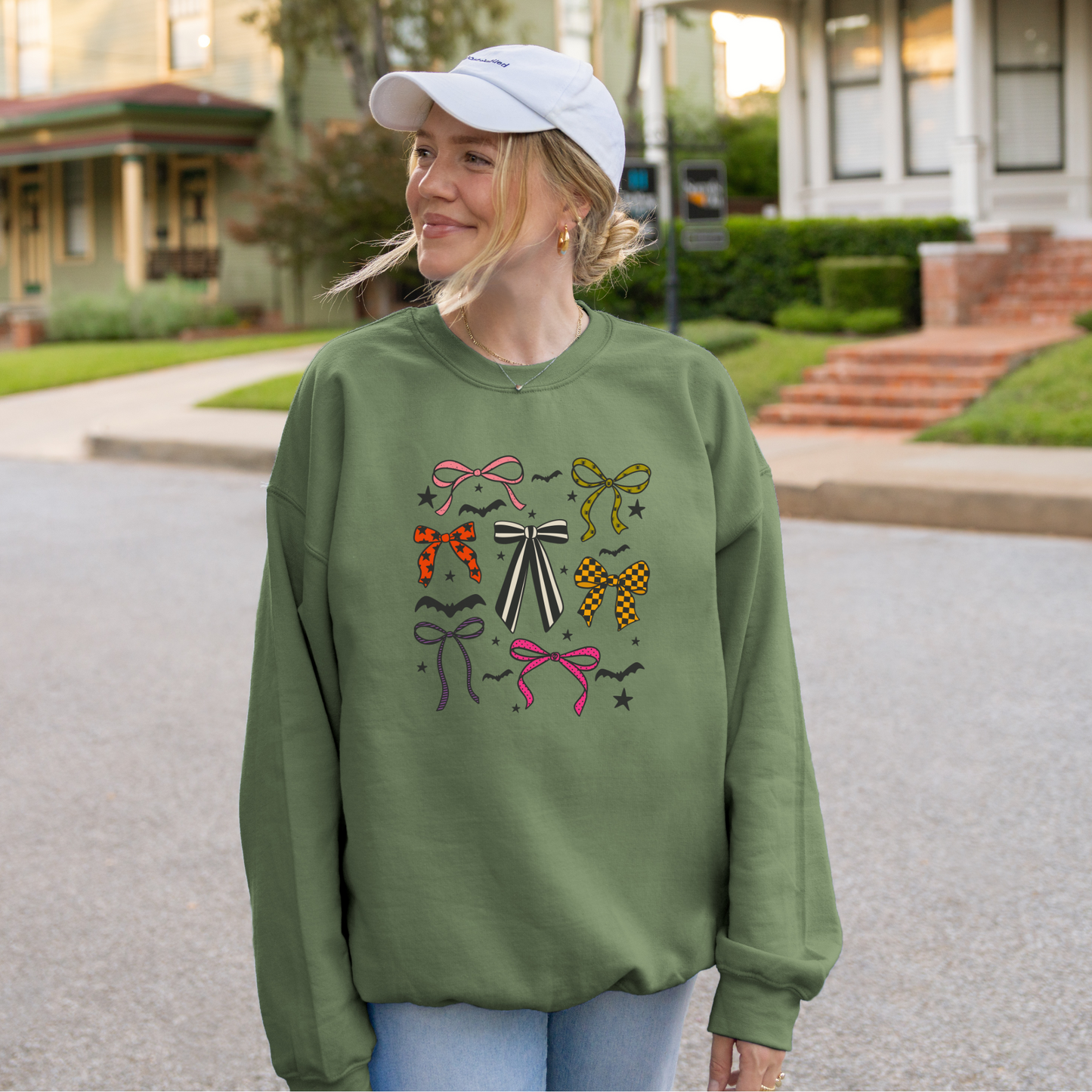 Spooky Bows Crewneck