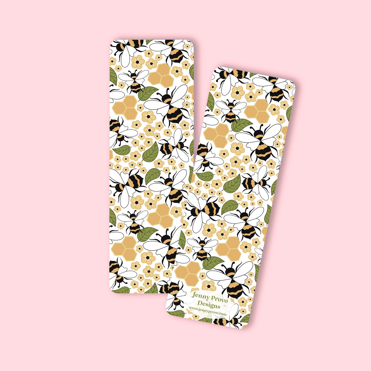 Bees & Blooms Bookmark