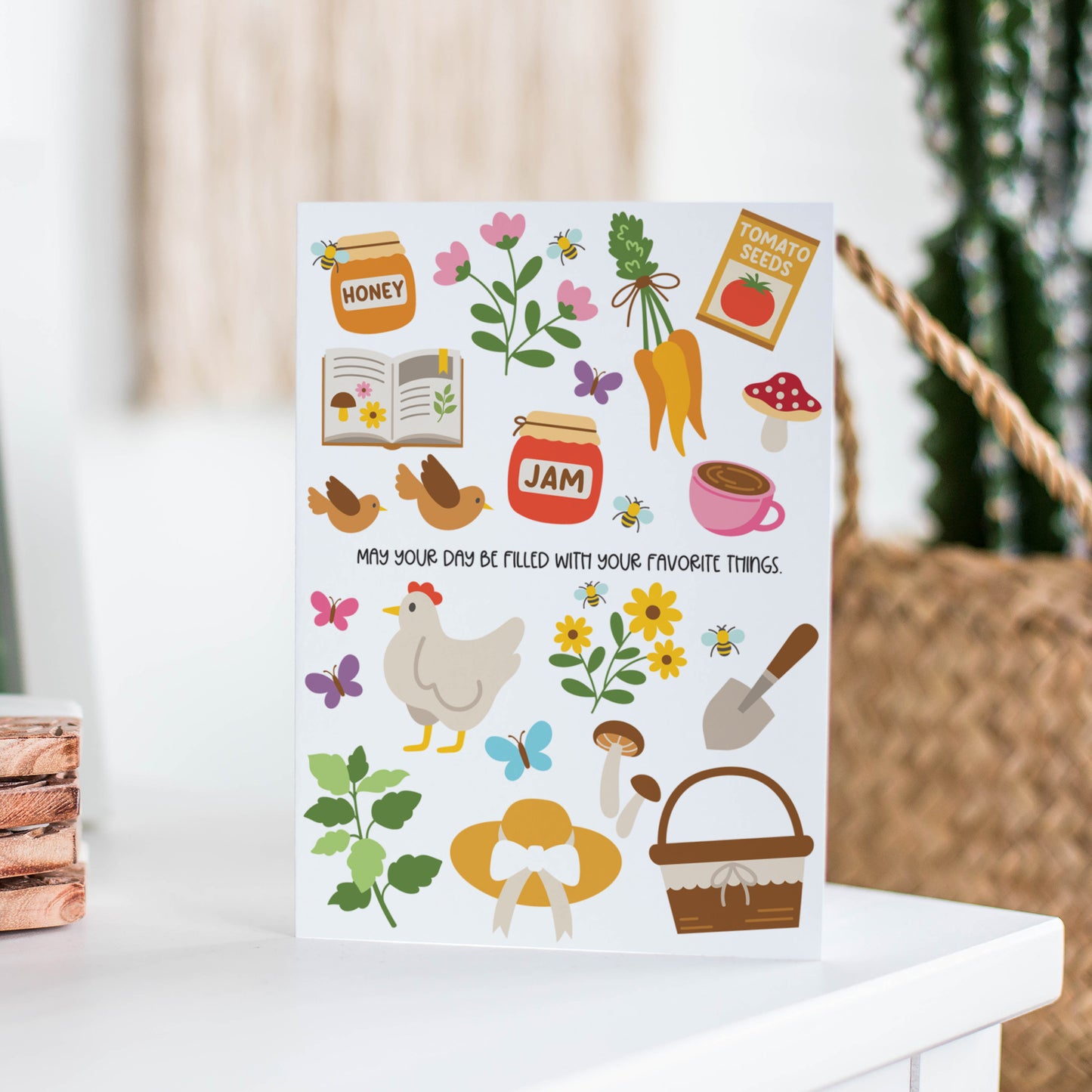 Favorite Things - Gardening Greeting Card