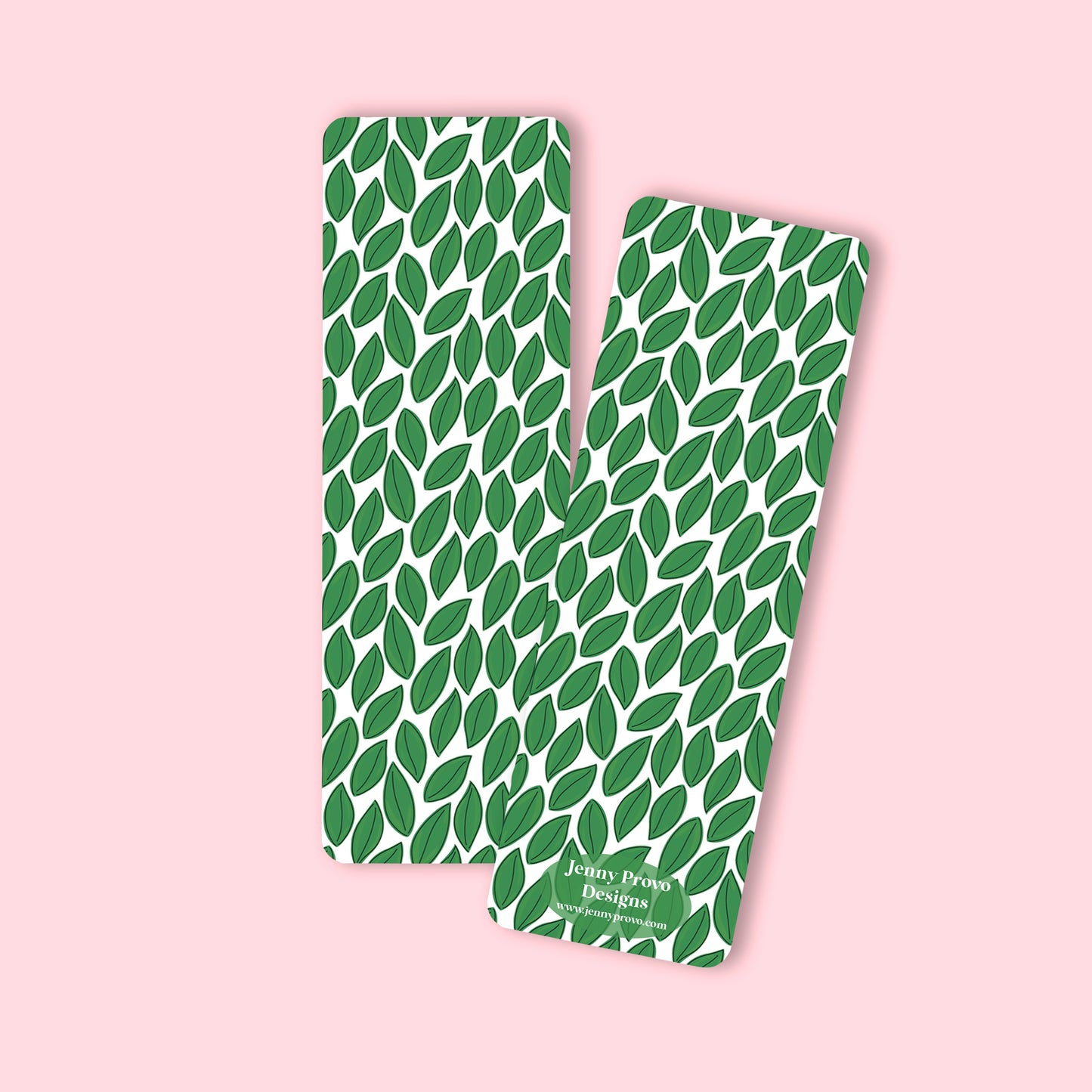Green Leaves Bookmark