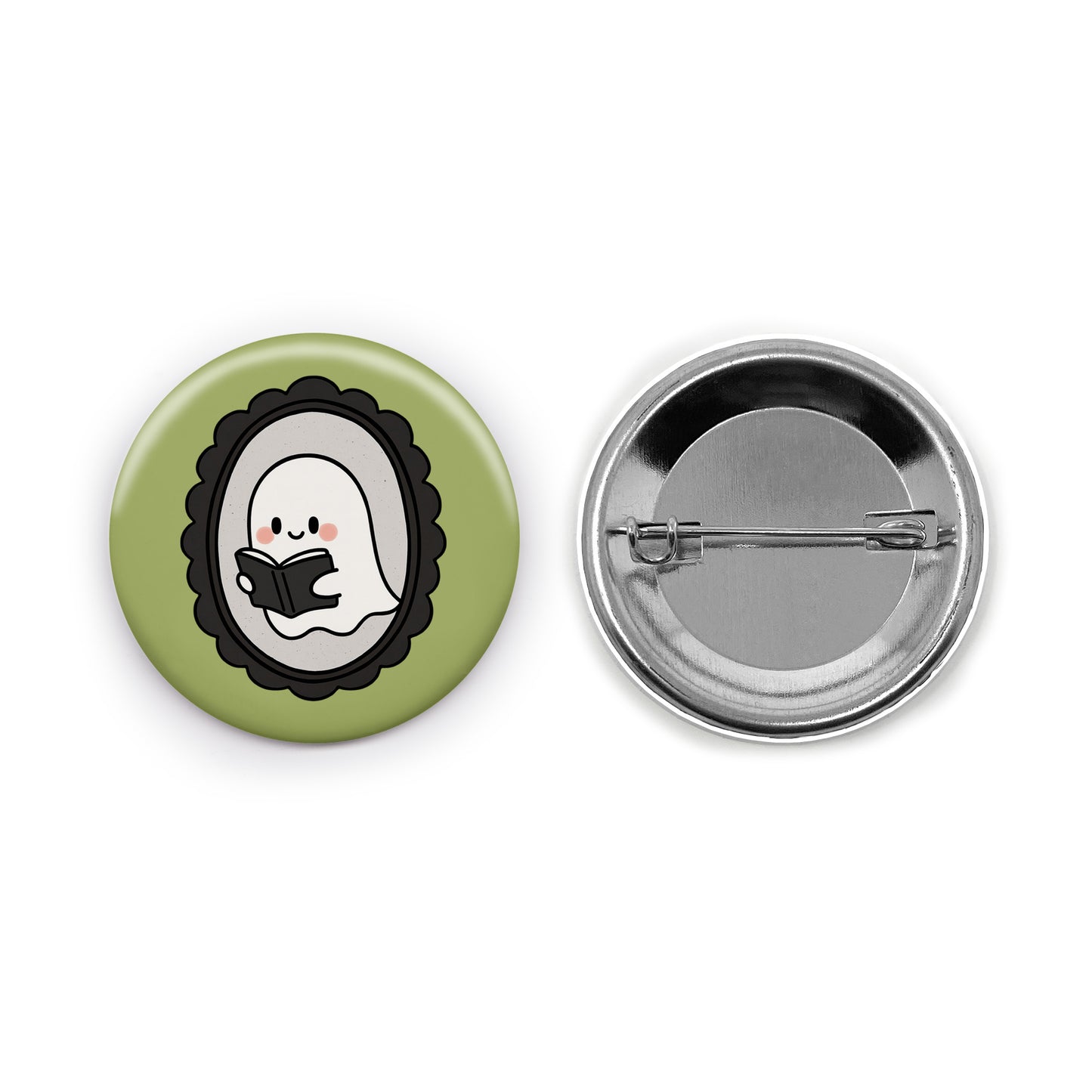 Bookish Boo Pin-back Button