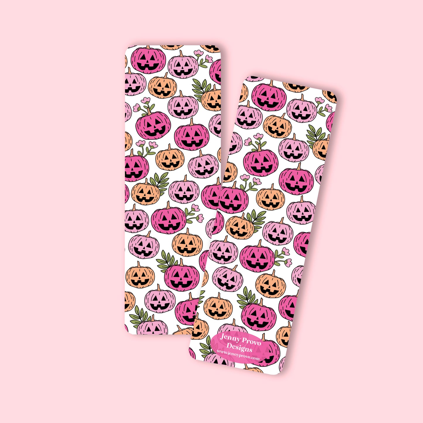Pastel Pumpkins Bookmark