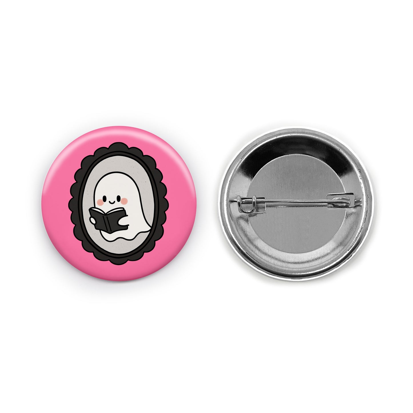 Bookish Boo Pin-back Button