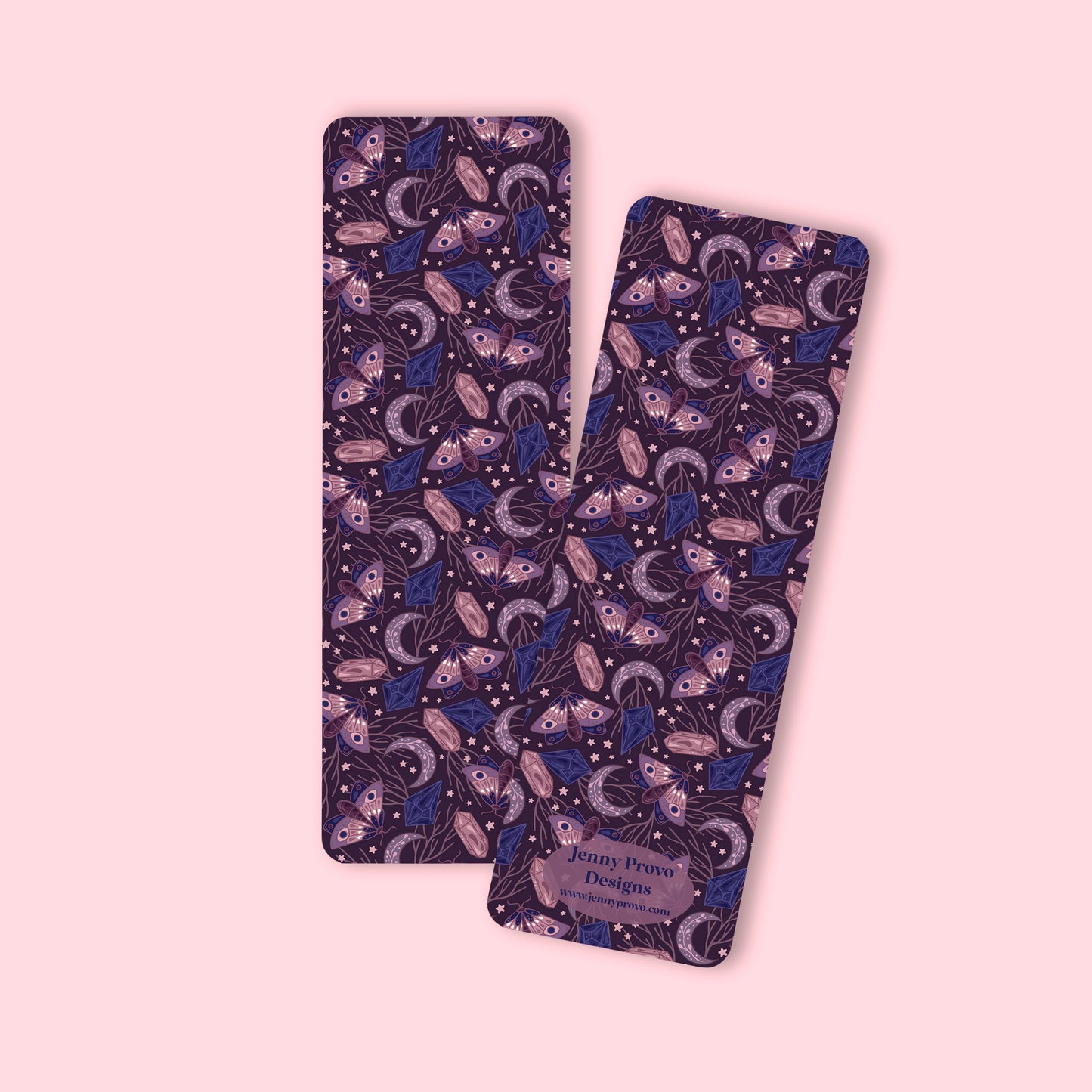 Purple Moth Bookmark