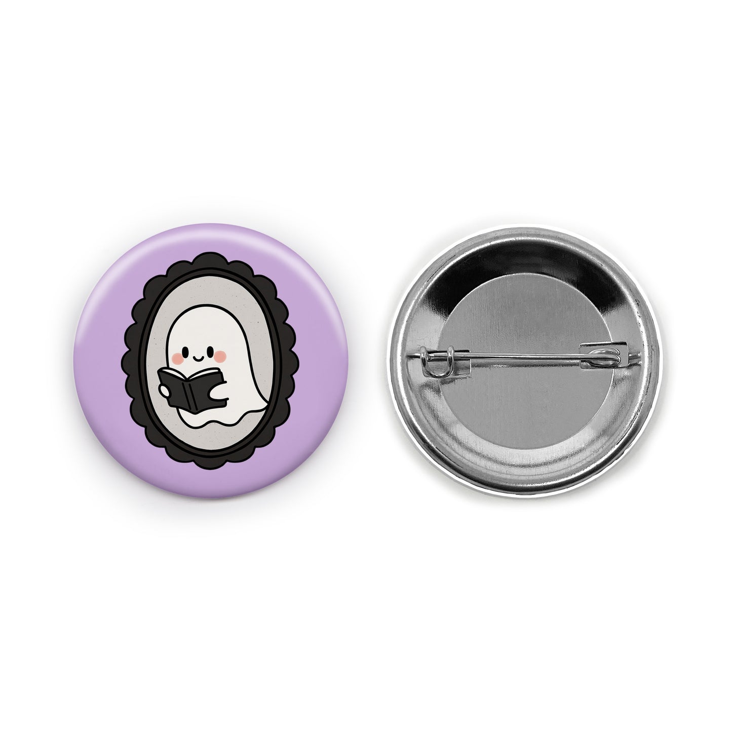 Bookish Boo Pin-back Button