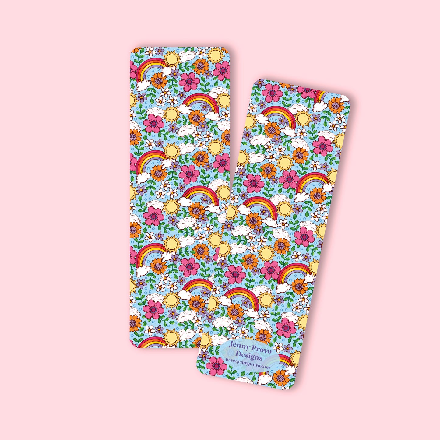 Rainbows and Flowers Bookmark
