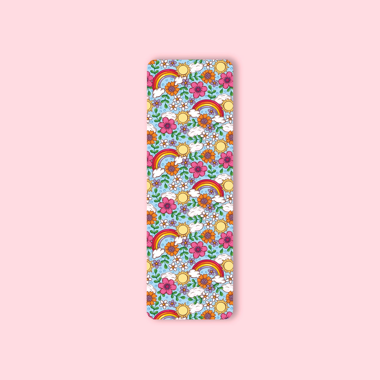 Rainbows and Flowers Bookmark