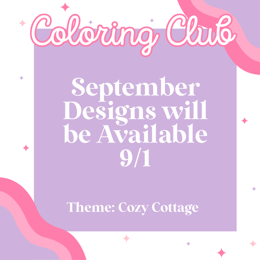 Monthly Coloring Club - September