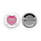 Bookish Girlie Pin-back Button