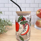 Apples Iced Coffee Glass - 16oz