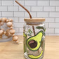 Avocado Iced Coffee Glass - 16oz