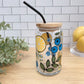 Blueberry Lemonade Iced Coffee Glass - 16oz