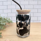 Cow Print Iced Coffee Glass - 16oz