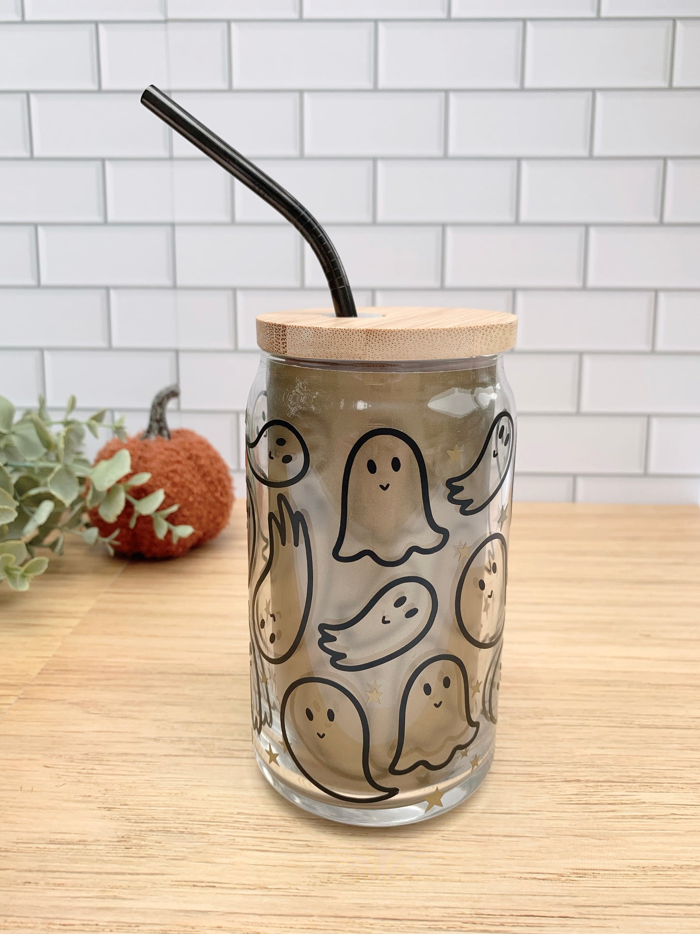 Ghosties Iced Coffee Glass - 16oz