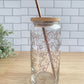 Gingerbread Outline Iced Coffee Glass - 20oz